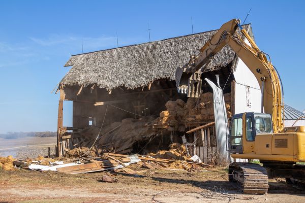 Barn Demolition in Tyler