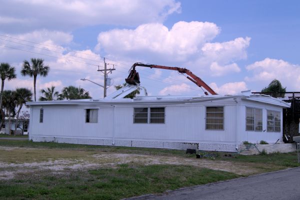 Mobile Home Demolition in Tyler