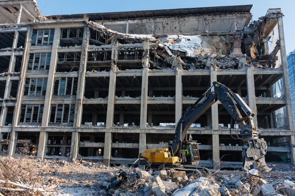Commercial Building Demolition in Tyler