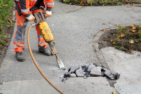 Concrete Sidewalk Removal in Tyler