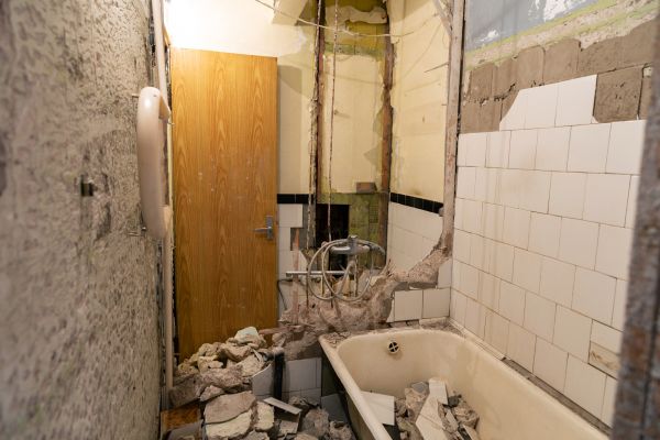 Shower Tile Demolition in Tyler