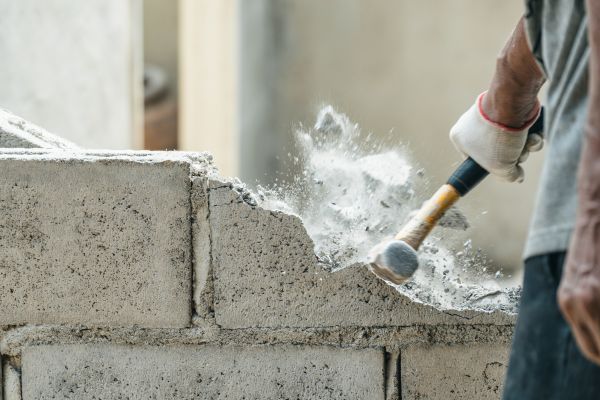 Block Wall Demolition in Tyler